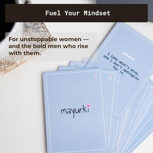 UNSTOPPABLE Affirmation Cards – 52 Bold Mindset Quotes for Ambitious Women, Men Entrepreneurs & High Achievers – Motivational Gift for Her, Him, Boss, or Relentless Dreamer in Saudi Arabia