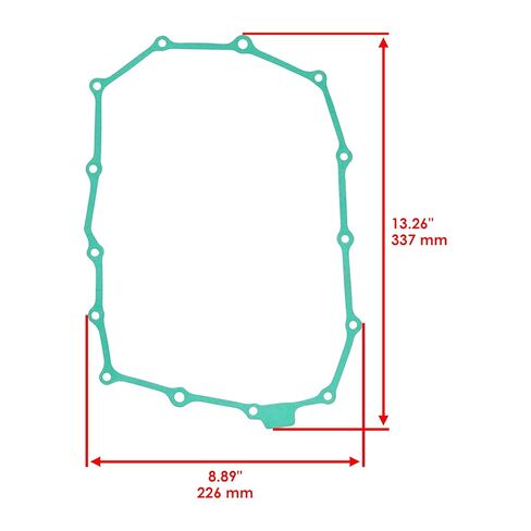 Caltric Clutch Cover Gasket Compatible with Honda Vt600Cd Vt-600Cd Shadow Vlx Deluxe 600 1993-1998 in Saudi Arabia