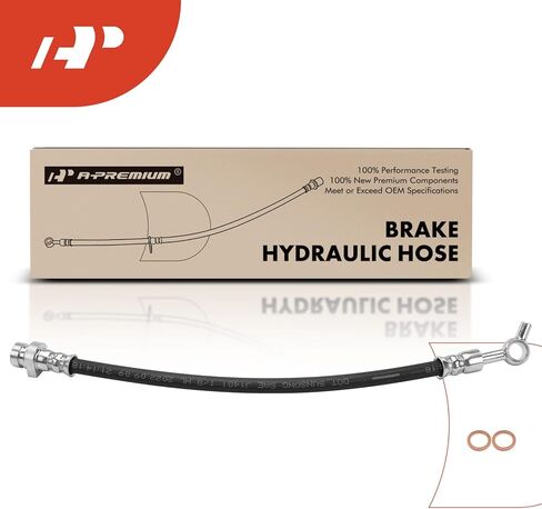 A-Premium Rear Passenger Brake Hydraulic Hose Compatible with Hyundai Models - Elantra 2009 2010 2011 2012 - Replace# 587372L500 in Saudi Arabia