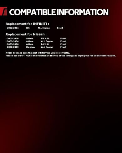 دوارات الفرامل الأمامية Torchbeam 295.8 مم - طقم فرامل لسيارة Nissan 2005-2006 Altima 2.5L، قطعتان من دوار قرص الفرامل البديل للسيارات OE، 31306 in Kuwait