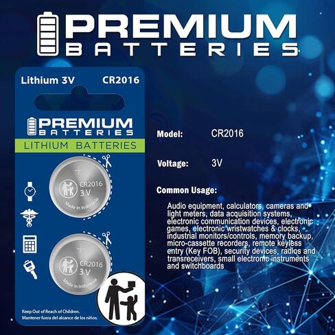 Premium CR2012 Battery Lithium 3V Coin Cell - Japanese Engineered High Capacity Batteries (2 Pack) in Kuwait