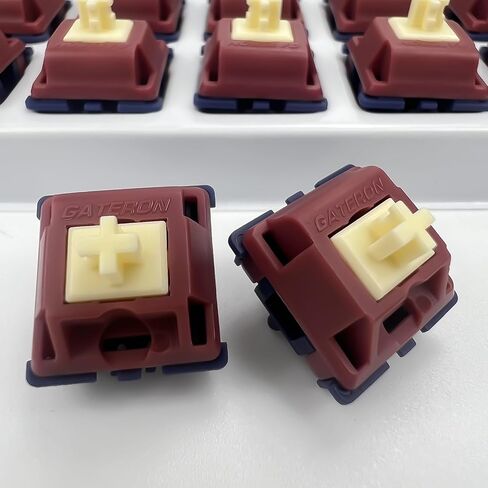 مفاتيح لوحة المفاتيح Gateron Baby Kangaroo 2.0، مفاتيح RGB LED ثقيلة اللمس ذات 5 دبابيس، لوحات مفاتيح مفاتيح مصنعة مسبقًا، 59gf، زنبرك ثنائي المرحلة 22 مم، مناسبة للوحات المفاتيح الميكانيكية MX (108 قطعة، أخضر) in Kuwait