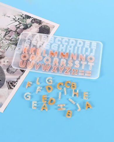 Alphabet Number Shape Silicone Mold Aromatherapy Gift Resin Mold DIY Can Make Unique Valentine's Day Gift Decorations White LCC1899-02 in Saudi Arabia