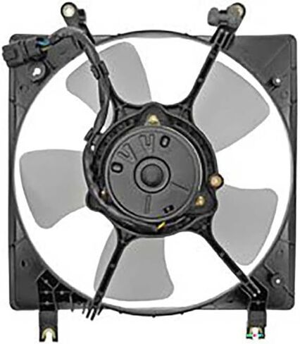 Engine Cooling Fan Assembly 1PC Replaces MB924464, MR355973 for Dodge Avenger 2.0L Automatic 1998, for Dodge Avenger 2.5L Automatic 1998, for Chrysler Sebring 2.5L 1998-2000 in Saudi Arabia