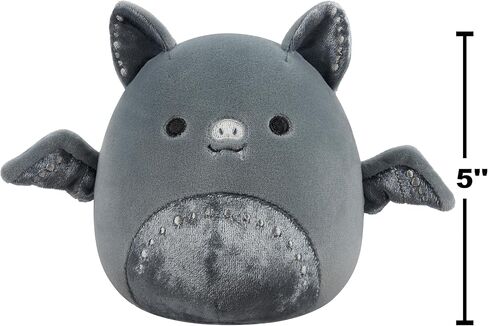 Squishmallows Original 5in Millennia The Grey Bat with Velvet Accents – Official Jazwares Plush (Little) in Saudi Arabia
