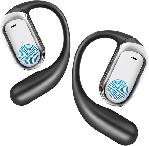 سماعات أذن لاسلكية، سماعات رأس بلوتوث 5.3 40 ساعة LED، شاشة عرض الطاقة، سماعة أذن ستيريو عميق باس أثناء اللعب، سماعات رأس بخاصية إلغاء الضوضاء مع ميكروفون، سماعات أذن مقاومة للماء IP7 لهاتف iPhone Android in Kuwait