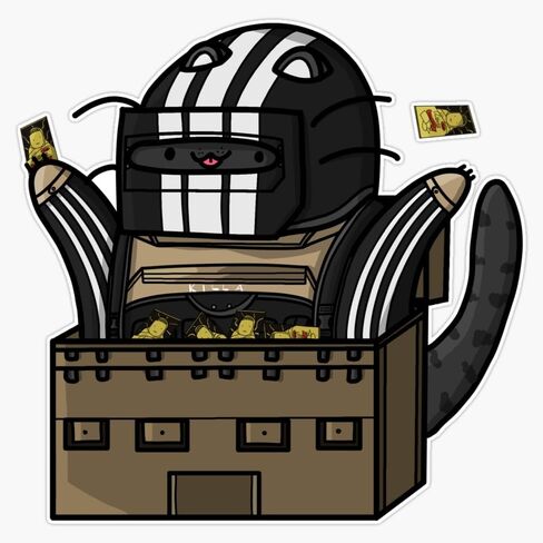 Escape from Tarkov - Killa Cat Window Bumper Sticker Decal 5" in Saudi Arabia
