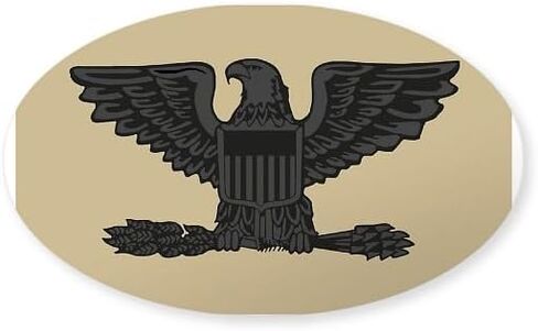 ملصق CafePress USAF Col ملصق DCU (بيضاوي 50 قطعة) in Saudi Arabia