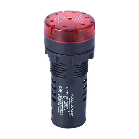 AD22-22MSD Hole 16mm 22mm 30mm Sound and Light Buzzer Indicator Light Button Equipment Signal(AD22-22MFB) in Kuwait