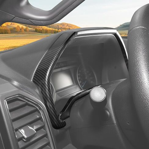 RT-TCZ لـ F150 لوحة الأدوات لوحة مقاييس غطاء الكسوة الأحمر لفورد F150 2015-2020 ملحقات داخلية حمراء 3 قطعة in Saudi Arabia