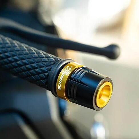 Bar End Plugs, Fit for Triumph Scrambler400 Speed 400 CNC Aluminum Handlebar Bar Ends Plug Balance Pad Accessories Compatible with 2023 2024 2025 (Gold Speed400) in Saudi Arabia