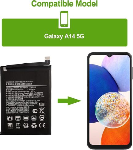بطارية بديلة متوافقة مع هاتف Samsung Galaxy S10 Lite SM-G770 وSamsung Galaxy A71 5G SM-A716 EB-BA907ABY BR مع مجموعة أدوات in Kuwait
