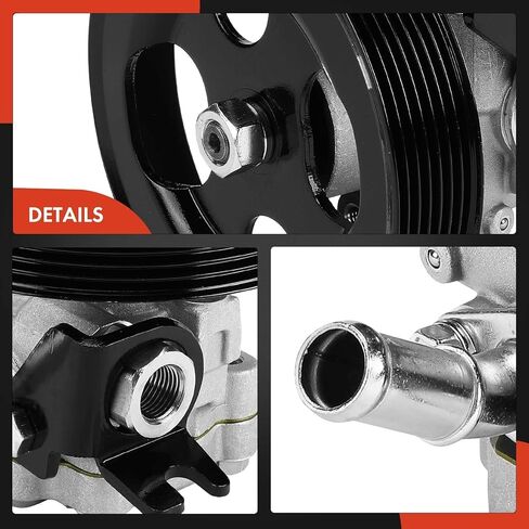 A-Premium Power Steering Pump, with Pulley, Compatible with Nissan Armada 2017-2021 & Infiniti QX80 2014-2023, QX56 2013-2013, Replace # 491101LA0A in Saudi Arabia