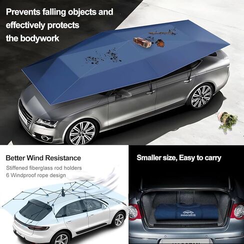 Fully Automatic Portable Tent Mobile Garage Shelter Foldable Sun Shade Protection in Kuwait