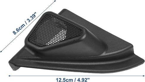 ACROPIX Auto Door Tweeter Speaker Panel Cover Trim Fit for Toyota Corolla 2014 2015 2016 2017 2018 - Pack of 2 Black in Saudi Arabia