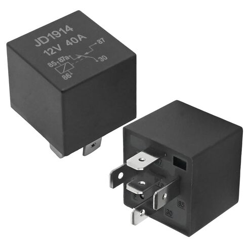 2 قطعة F0AB-14B192-AA 40A 12VDC 5-Pin مرحل السيارة، بديل لأنظمة Ford الكهربائية، يستبدل FOAB-14B192-AA in Saudi Arabia