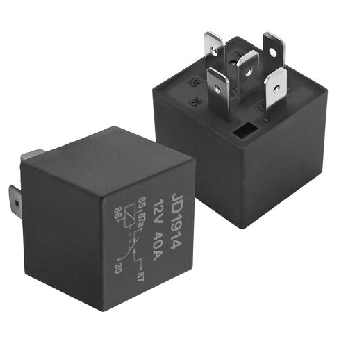 2 قطعة F0AB-14B192-AA 40A 12VDC 5-Pin مرحل السيارة، بديل لأنظمة Ford الكهربائية، يستبدل FOAB-14B192-AA in Saudi Arabia