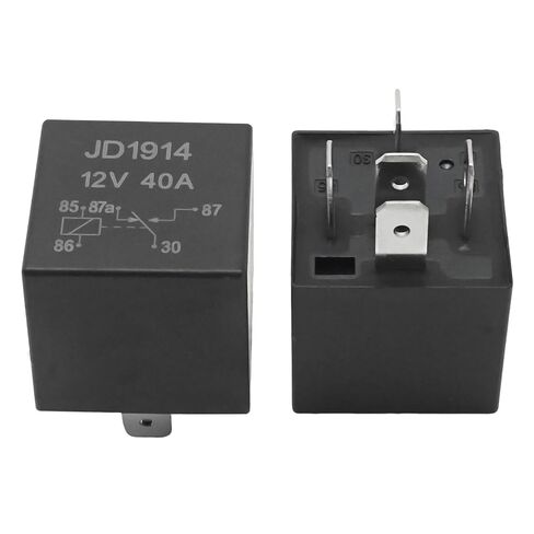2 قطعة F0AB-14B192-AA 40A 12VDC 5-Pin مرحل السيارة، بديل لأنظمة Ford الكهربائية، يستبدل FOAB-14B192-AA in Saudi Arabia