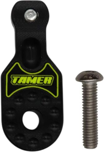 Tamer MX FGB-403 Fork Guard Bracket – Black CNC Aluminum Dirt Bike Holeshot Device Reinforcement – Strengthens Fork Guard Mounting – Patented Design – Motocross & Off-Road - Made in USA in Saudi Arabia