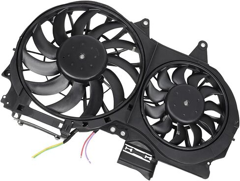 Cooling Fan 622540 for Audi for A4 Quattro 2002-2009 for Audi for A4 2002-2009 Black Driver Passenger Side/LH RH Electric Cooling Fan in Saudi Arabia
