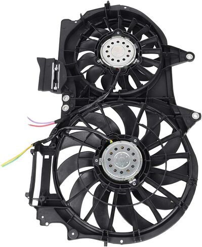 Cooling Fan 622540 for Audi for A4 Quattro 2002-2009 for Audi for A4 2002-2009 Black Driver Passenger Side/LH RH Electric Cooling Fan in Saudi Arabia