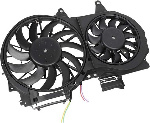 Cooling Fan 622540 for Audi for A4 Quattro 2002-2009 for Audi for A4 2002-2009 Black Driver Passenger Side/LH RH Electric Cooling Fan in Saudi Arabia
