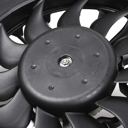 Cooling Fan 622540 for Audi for A4 Quattro 2002-2009 for Audi for A4 2002-2009 Black Driver Passenger Side/LH RH Electric Cooling Fan in Saudi Arabia