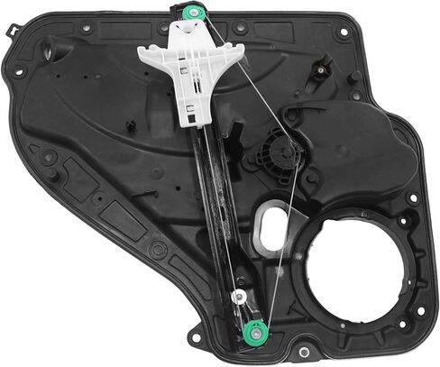 PartsFlow Window Regulator with Motor Rear Right Side for 2010-2014 Volkswagen GTI Golf 5K4839462 in Saudi Arabia