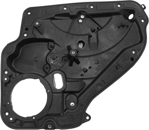 PartsFlow Window Regulator with Motor Rear Right Side for 2010-2014 Volkswagen GTI Golf 5K4839462 in Saudi Arabia