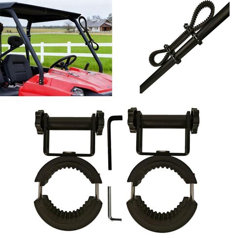 UTV Drive Belt Holder,Spare Belt Bracket,Adjustable Mounting Clamp Steel Holder,Universal Belt Mount Fit 1.5"-2" Roll Bars in Saudi Arabia