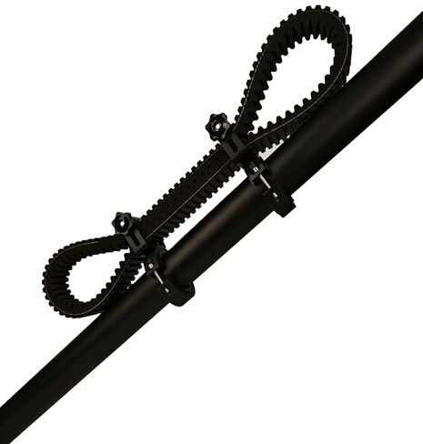 UTV Drive Belt Holder,Spare Belt Bracket,Adjustable Mounting Clamp Steel Holder,Universal Belt Mount Fit 1.5"-2" Roll Bars in Saudi Arabia
