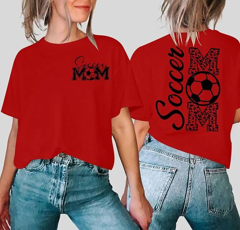 Soccer Mom Shirt Women Soccer Mom Leopard Bleached T Shirt Soccer Mom Graphic Shirt Funny Ball Mom Life Tee Top in Kuwait