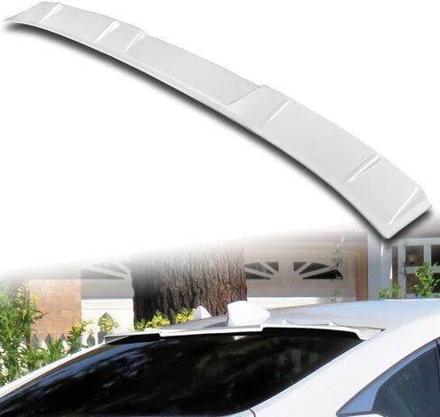 ABS Plastic Rear Window Roof Spoiler Wing Compatible with 2018-2022 Honda Accord 4DR Sedan, 2019 2020 2021 (Pearl White) in Saudi Arabia