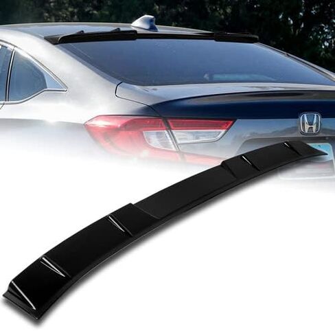 ABS Plastic Rear Window Roof Spoiler Wing Compatible with 2018-2022 Honda Accord 4DR Sedan, 2019 2020 2021 (Pearl White) in Saudi Arabia