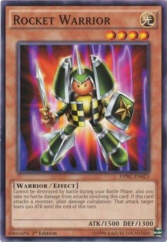 YU-GI-OH! - Rocket Warrior (DPBC-EN023) - Duelist Pack 16: Battle City - 1st Edition - Common in Saudi Arabia