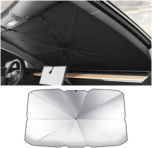 Car Windshield Sun Shade Umbrella for Land Rover Discovery 4/Discovery 4 S/SE/HSE, Sun Shield Cover Sun Visor Full Cover Front Windscreen Sun Shade Protector in Saudi Arabia