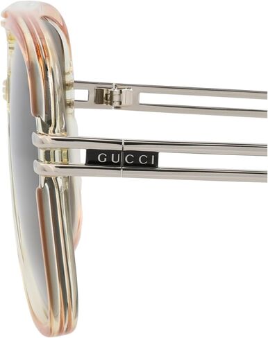 Gucci Grey Aviator Men's Sunglasses GG0672S 001 58 in Saudi Arabia