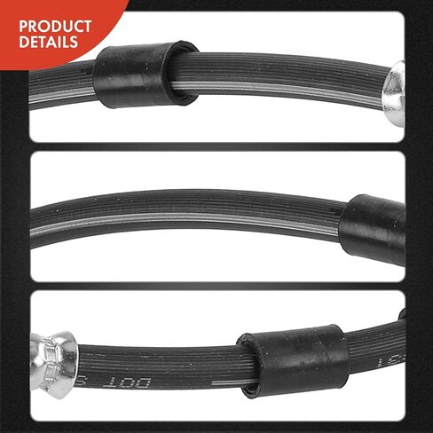 خرطوم هيدروليكي لفرامل السائق الأمامي A-Premium متوافق مع موديلات مختارة من Mazda - 6 2009 2010 2011 2012 2013 - استبدال # GS3L43990A in Saudi Arabia