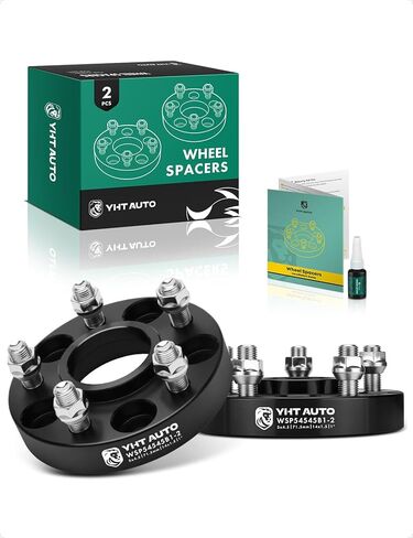 YHTAUTO 5x4.5 فواصل العجلات المركزية 1 بوصة تناسب 2005-2023 كرايسلر 300، دودج تشارجر، تشالنجر، ماغنوم 5x114.3 مم فواصل الإطارات مع 14x1.5 ترصيع 71.5 مم محور تتحمل 5 العروة 4 قطع محول عجلة سوداء in Saudi Arabia