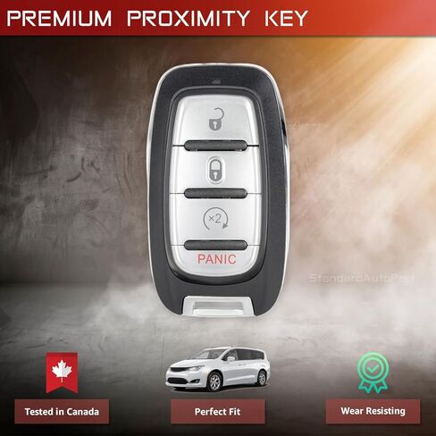 StandardAutoPart Smart Key Keyless Entry Remote Compatible with Chrysler Pacifica Voyager M3N-97395900 68217832AC (6 Button Hatch) in Saudi Arabia