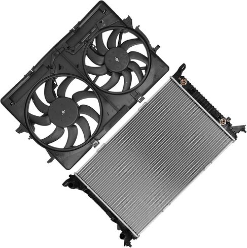 620839 Cooling Fan and 13188 Radiator for Audi for A4 2009-2016 for A4 Quattro 2009-2014 2016 for A5 2010-2014 for A5 Quattro 2010-2017 for allroad 2013-2016 for Q5 2011-2017 in Saudi Arabia