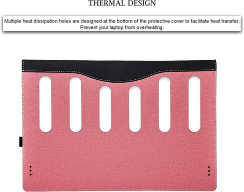 Laptop Case Cover for HP EliteBook 6 G1q G1i G1iR G1a 14 inch & for 14'' ProBook 4 G1i /G1q /G1a Sleeve,PU Leather Protective Shell Notebook PC Bag Accessories (Pink) in Saudi Arabia