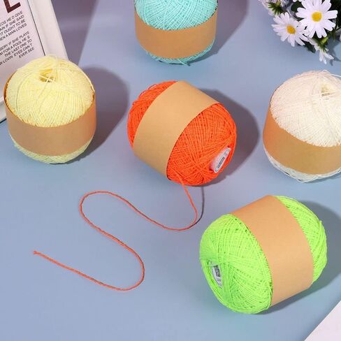 Luminous Chunky Yarn Fluorescent Hand Knitted Weave DIY Handmade Knitting Wool Yarn(Beige) in Saudi Arabia