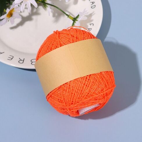 Luminous Chunky Yarn Fluorescent Hand Knitted Weave DIY Handmade Knitting Wool Yarn(Beige) in Saudi Arabia