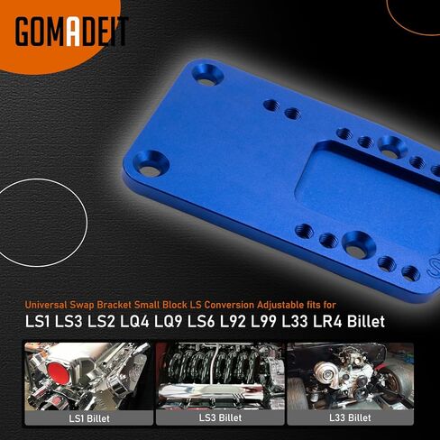 551628 SBC مركبة إلى محرك LS لألواح محول حوامل محرك المبادلة LS، دعامة مبادلة عالمية كتلة صغيرة LS تحويل قابل للتعديل يناسب LS1 LS3 LS2 LQ4 LQ9 LS6 L92 L99 L33 LR4 الخام in Kuwait