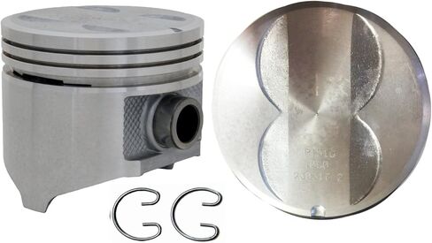 Set of 8 Flat Top Pistons for 67-84 Chrysler/Dodge 5.2L/318 | .040 (1.00mm Oversized) | 3.950in. Bore Diameter in Saudi Arabia