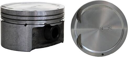 Set of 4 Dish Top Pistons for 03-05 Kia 1.6L/1594 A6D | Standard Size | 78.00mm Bore Diameter in Saudi Arabia