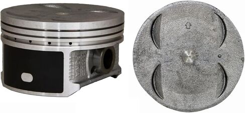 Set of 6 Dish Top Pistons for 01-10 Honda/Acura 3.5L/3471 J35A3/4/5/6 | Standard Size | 89.00mm Bore Diameter in Saudi Arabia