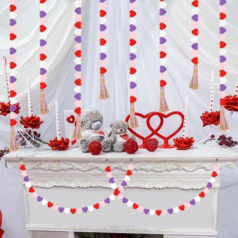 Lucleag 210Pcs Christmas Wooden Bead, Red White Green Wooden Beads DIY Crafts Kits, Christmas Tree Wood Beads Ornaments Xmas Wood Bead with Hemp Rope for Christmas Decor Gifts Party Supplies in Kuwait