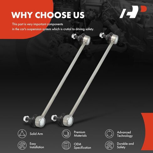 A-Premium 2 x Front Sway Bar Links Stabilizer Bar Links, Compatible with Honda Civic 2012-2015 & Acura ILX 2013-2022 in Saudi Arabia